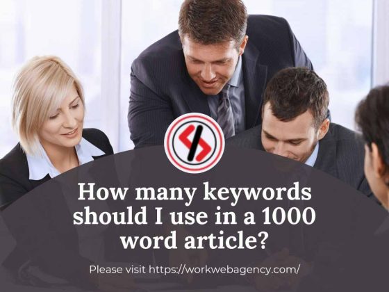 How many keywords should I use in a 1000-word article?